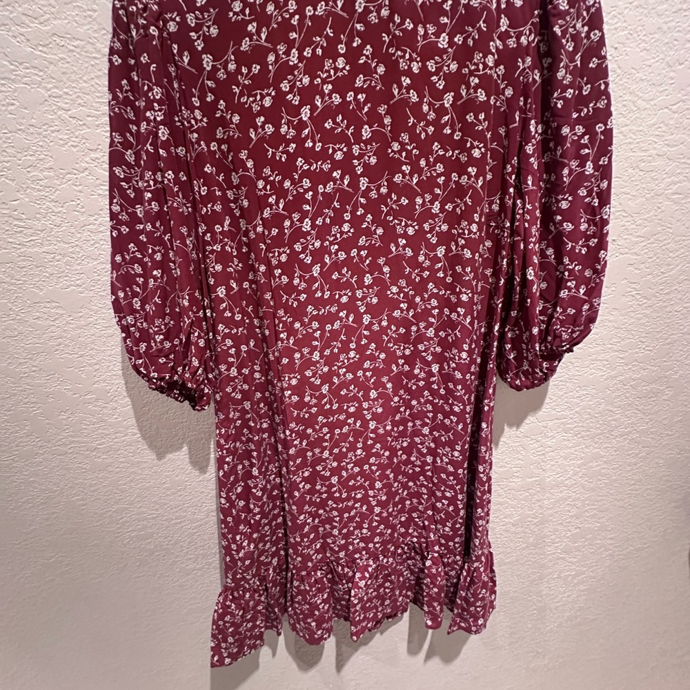 The Kooples Burgundy Floral Dress